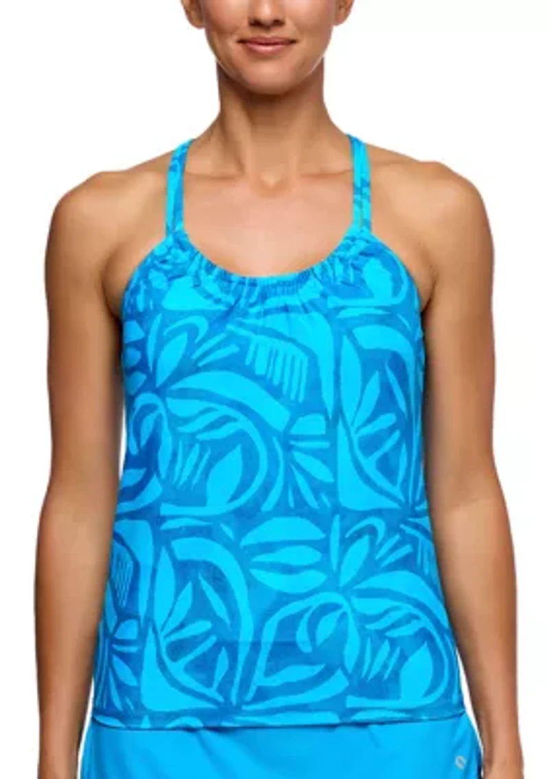 Bali Hai Lunge Sport Tankini Swim Top