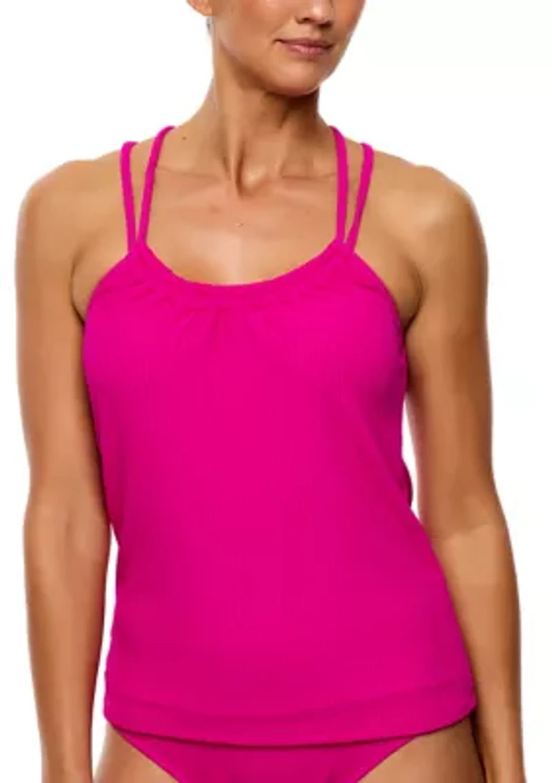 Mini Pucker Ribbed Third Eye 3 Tankini