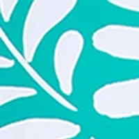 Women's Ornate Blouson Tankini Swim Top