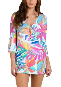 Cordoba Dress Cover-up with Tie neckline