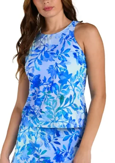 Women's Las Palmas High Neck Tankini Top