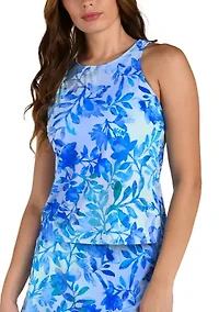 Women's Las Palmas High Neck Tankini Top