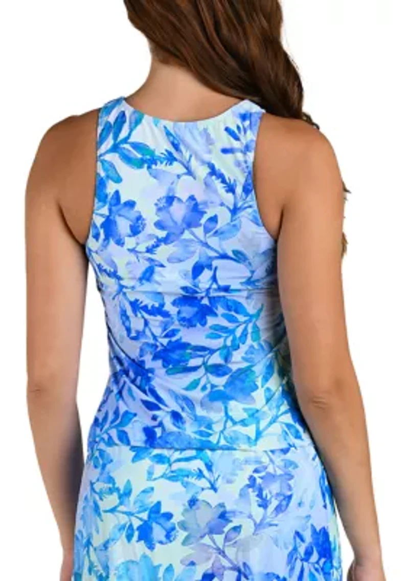 Women's Las Palmas High Neck Tankini Top