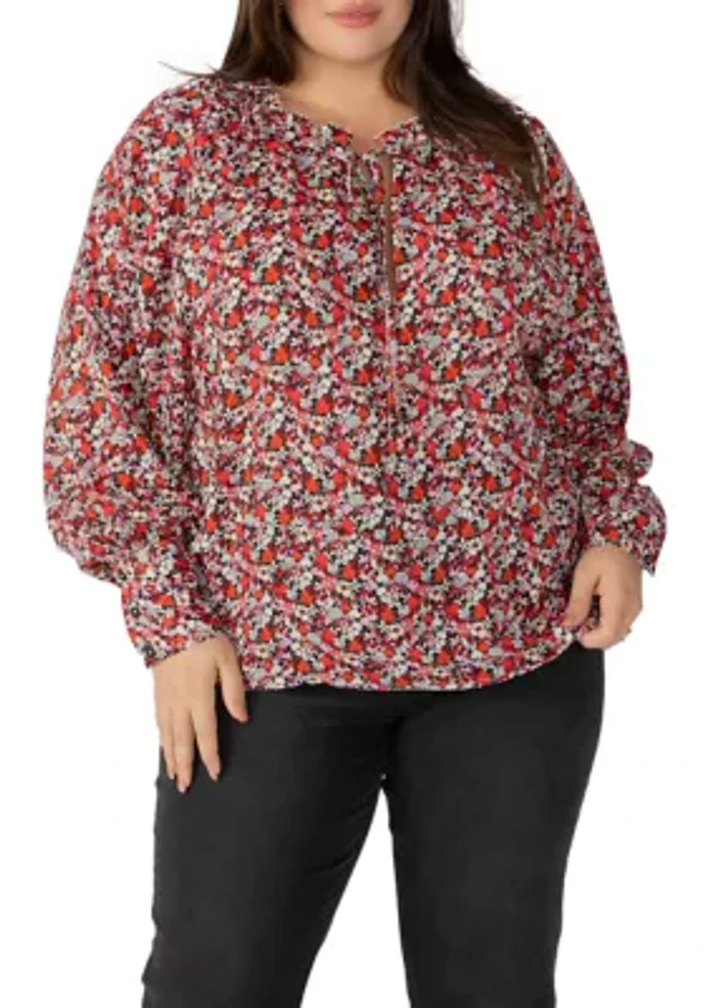 Plus Flower Power Top