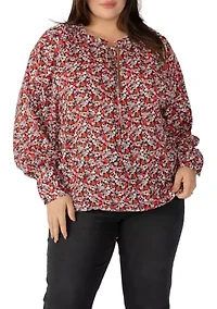 Plus Flower Power Top
