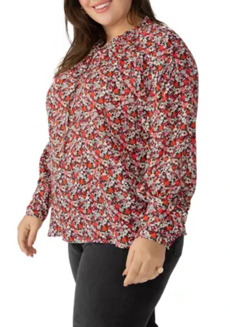 Plus Flower Power Top