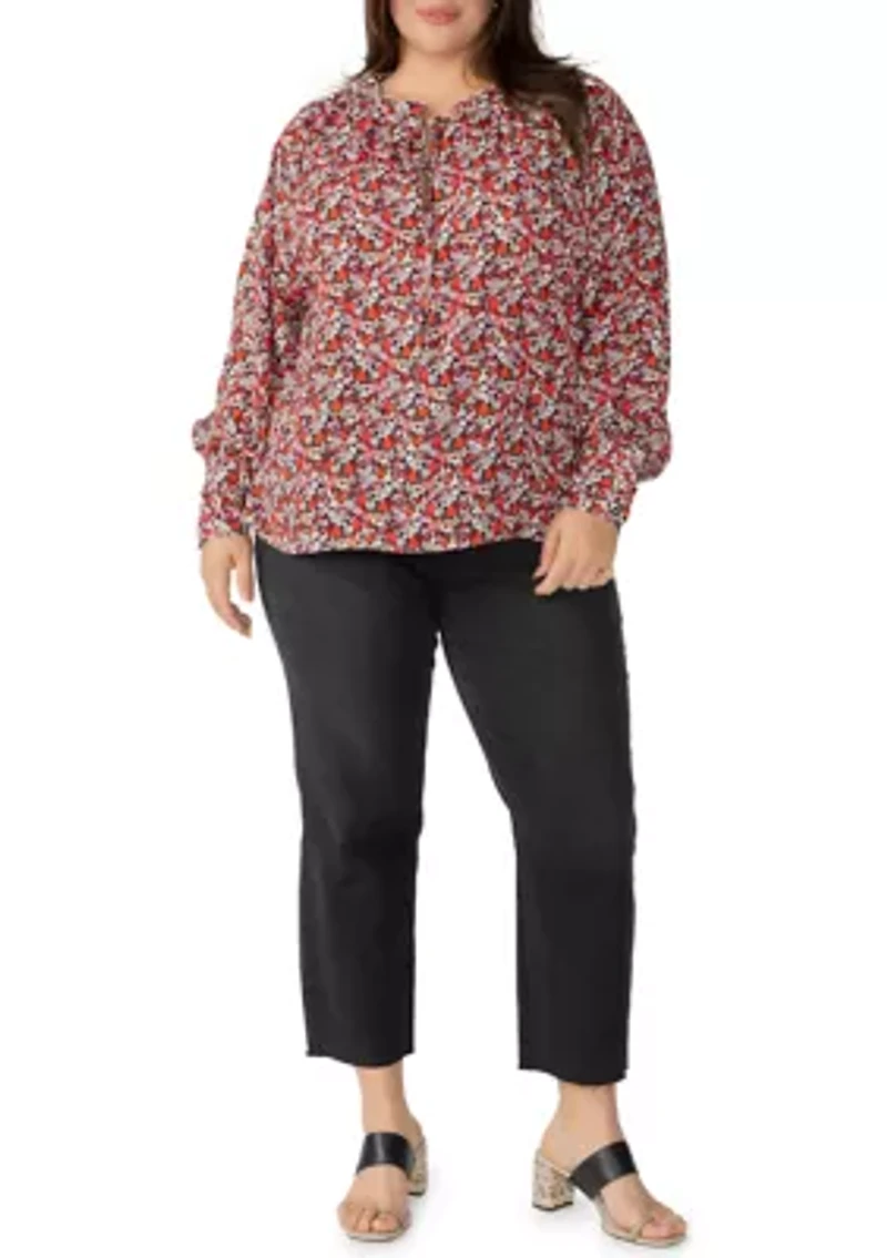 Plus Flower Power Top