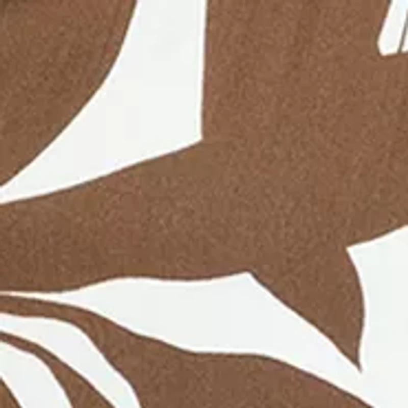 Plus Lover Printed Tie Front Blouse