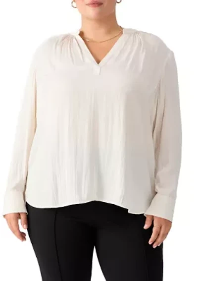 Plus Lizzie Satin Tunic