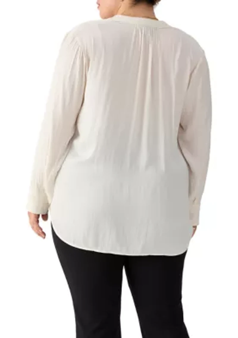 Plus Lizzie Satin Tunic