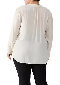 Plus Lizzie Satin Tunic