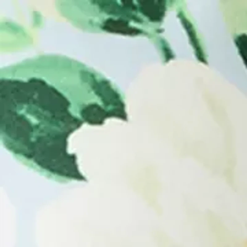 Women's Puff Sleeve Print Button Blouse