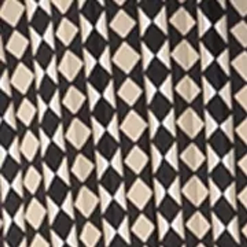 Plus Geometric Blouson Blouse