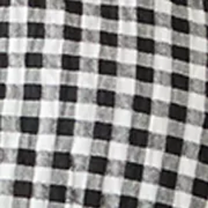 Women's Gingham Button Blouse
