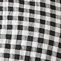 Women's Gingham Button Blouse