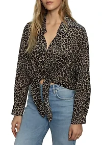 Women's Wild Love Tie Top
