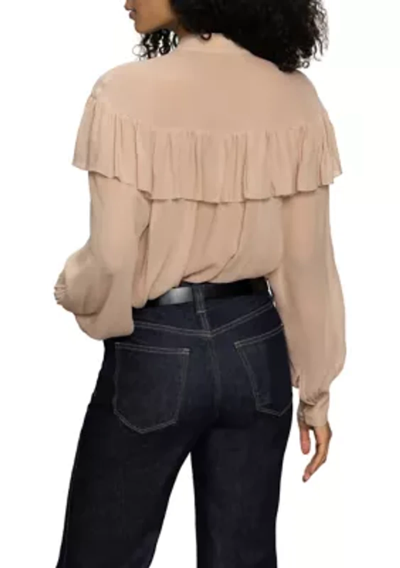 Women's Fade Into You Ruffle Blouse