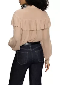 Women's Fade Into You Ruffle Blouse