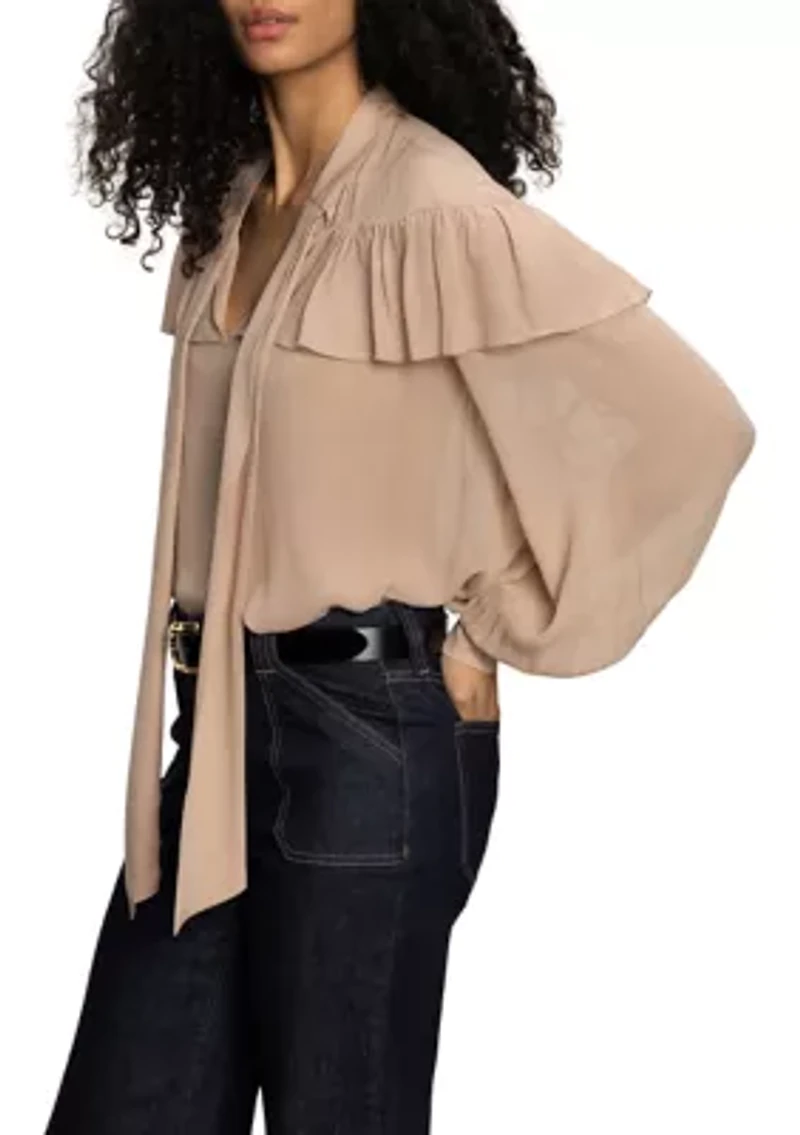 Women's Fade Into You Ruffle Blouse