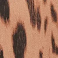 Women's Rebel Long Sleeve Button Front Animal Print Blouse