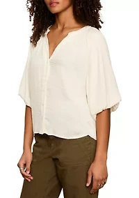 Women's Plenty of Love Bubble Blouse