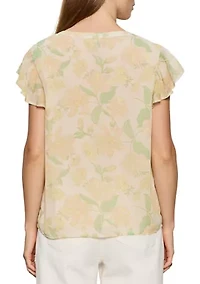 Women's Free Spirited Ruffle Top