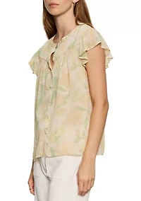 Women's Free Spirited Ruffle Top