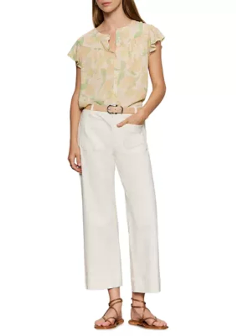 Women's Free Spirited Ruffle Top