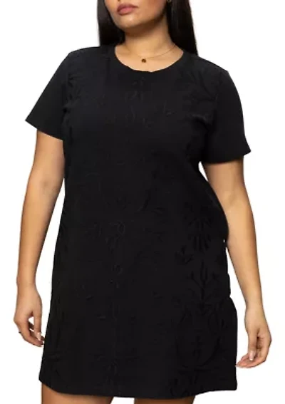 Plus The Only One Embroidered Dress