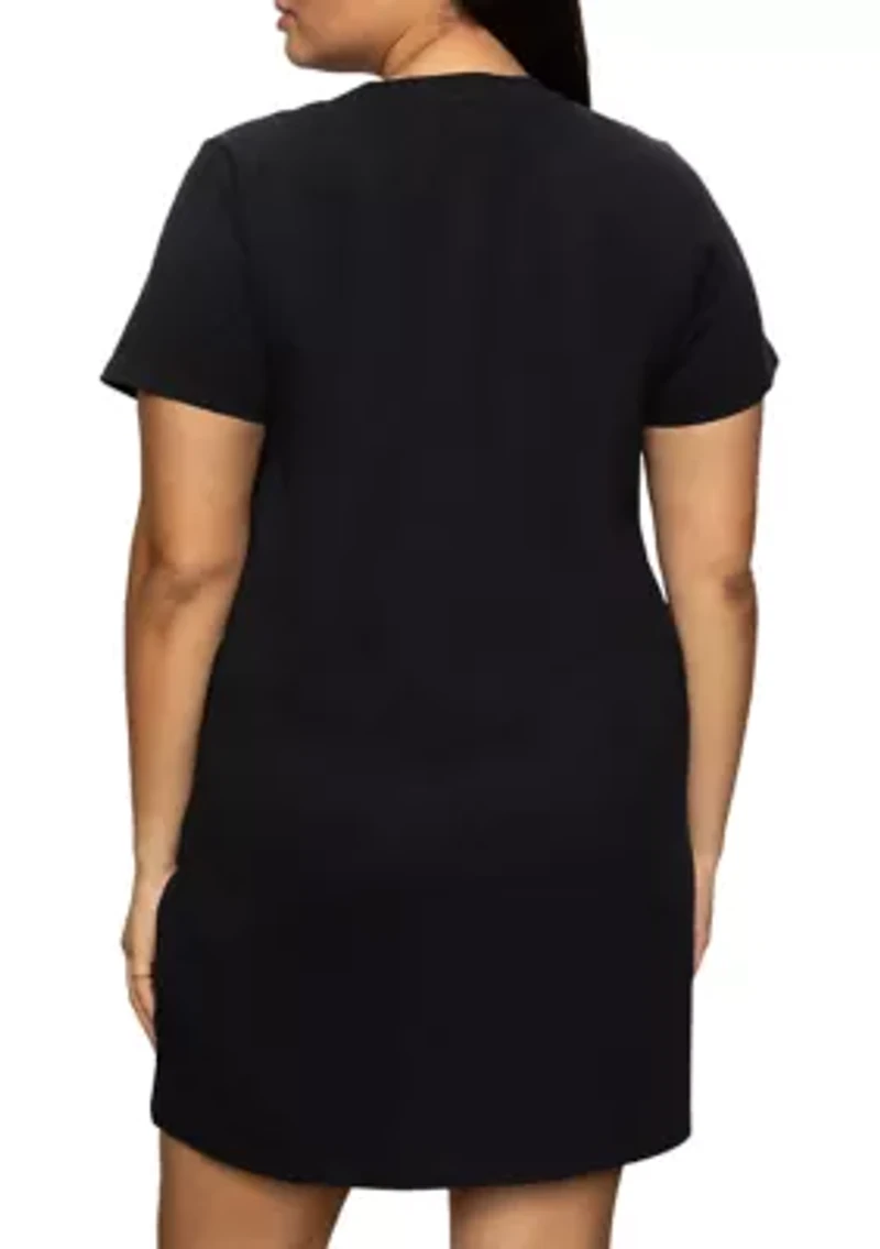 Plus The Only One Embroidered Dress