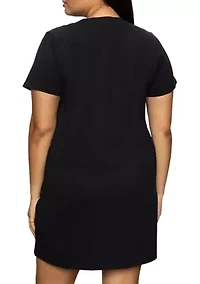Plus The Only One Embroidered Dress