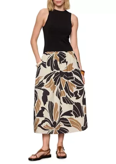 Women's Sandbar Mixed Media Midi Dress