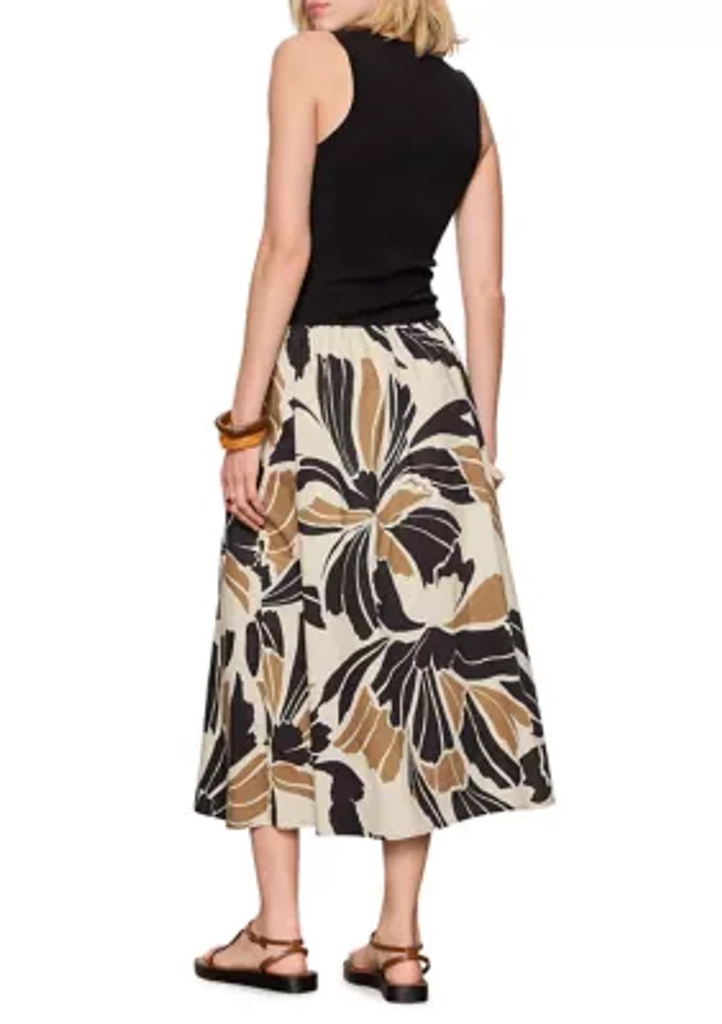 Women's Sandbar Mixed Media Midi Dress