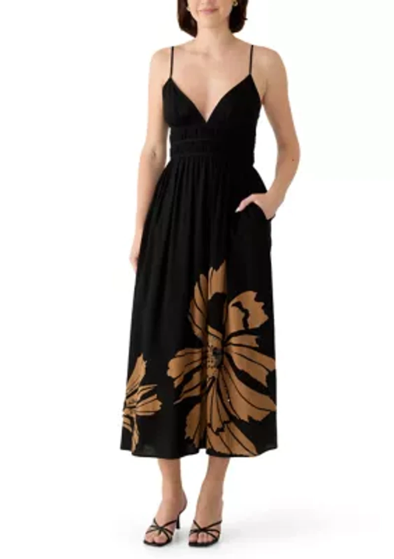 Women's Mira Embroidered Midi Dress