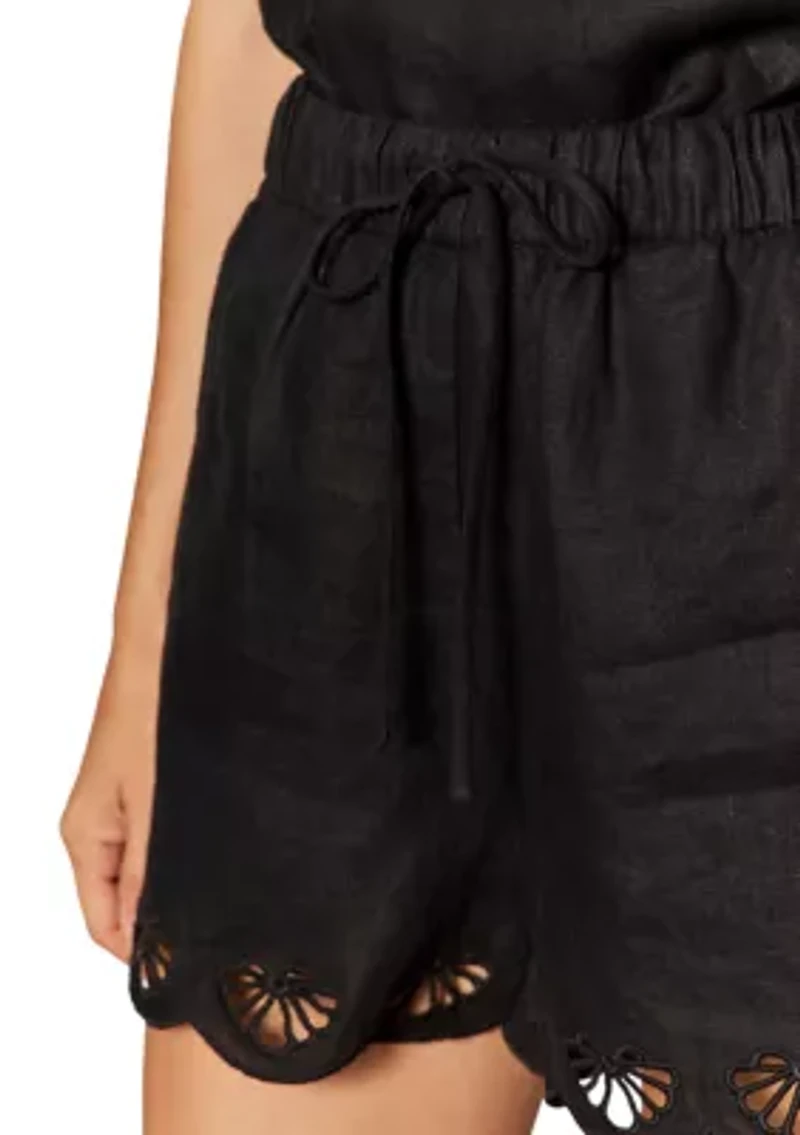 Women's Almost There Linen Shorts