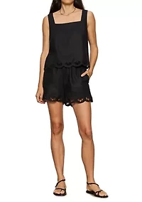 Women's Almost There Linen Shorts