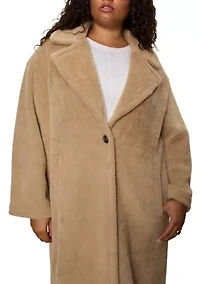 Plus Live Fur Coat