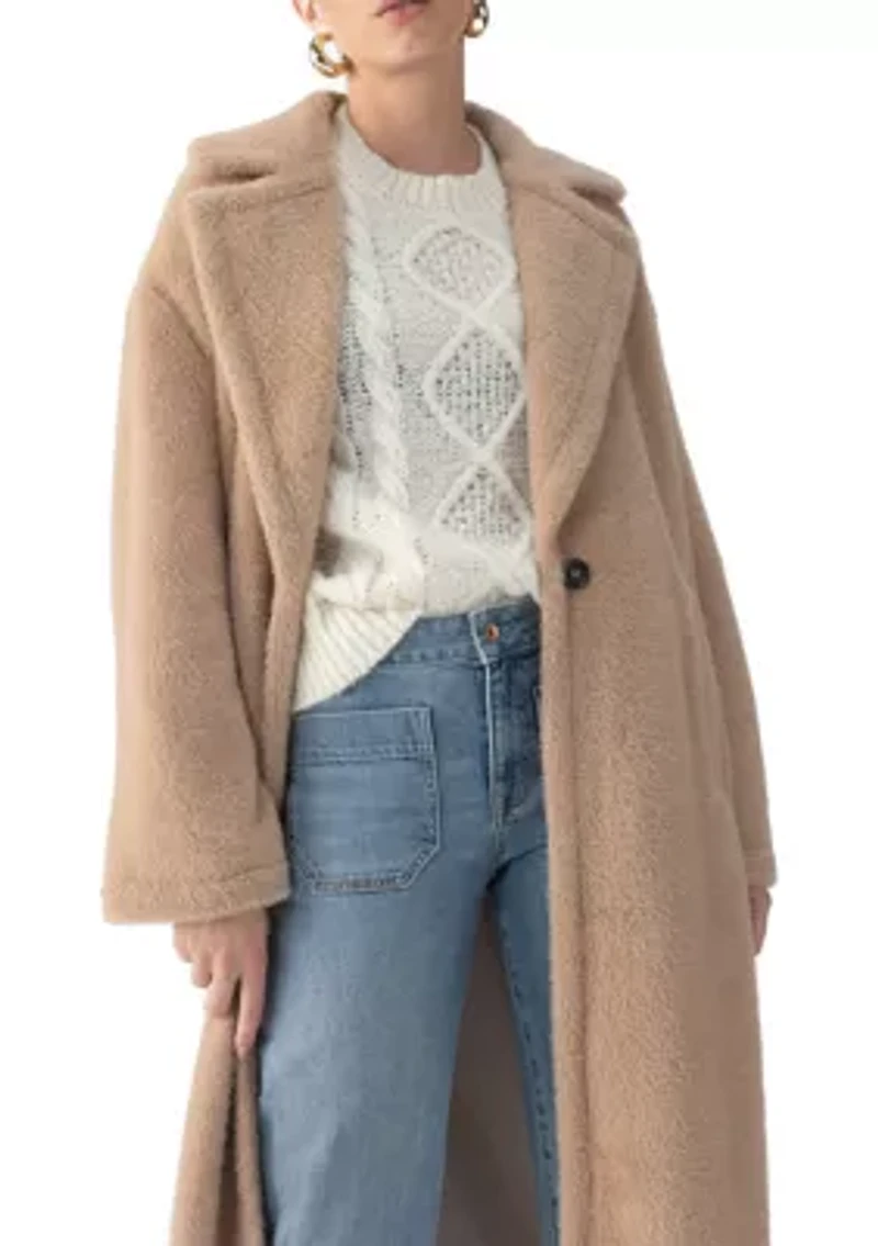 Women's Live Faux Fur Coat