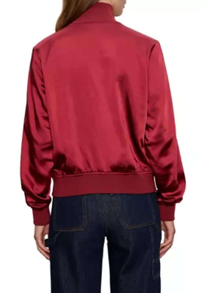 Women's Satin Track Jacket