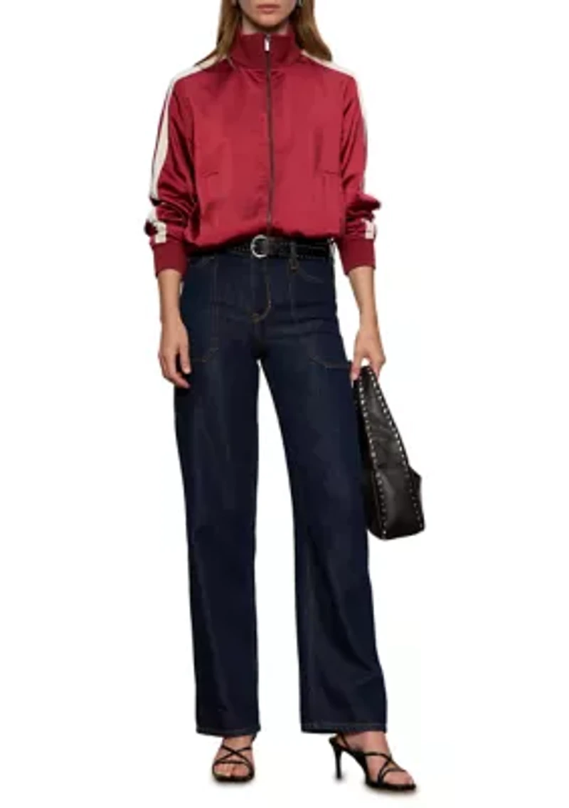 Women's Satin Track Jacket