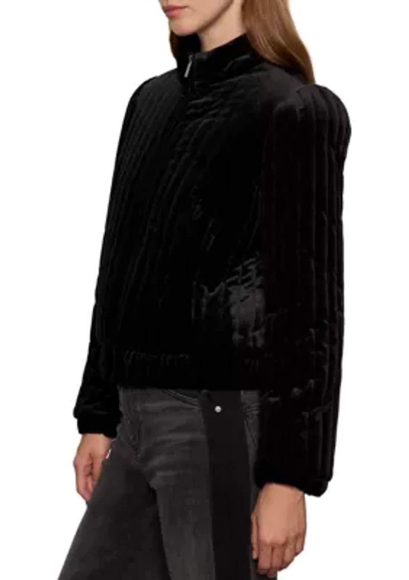 Women's Matte Velvet Jacket