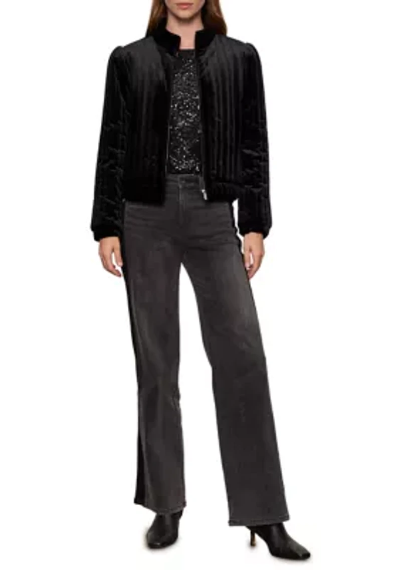 Women's Matte Velvet Jacket