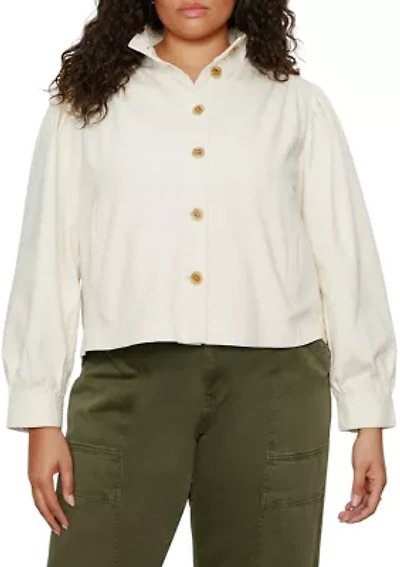 Plus Charlotte Twill Jacket