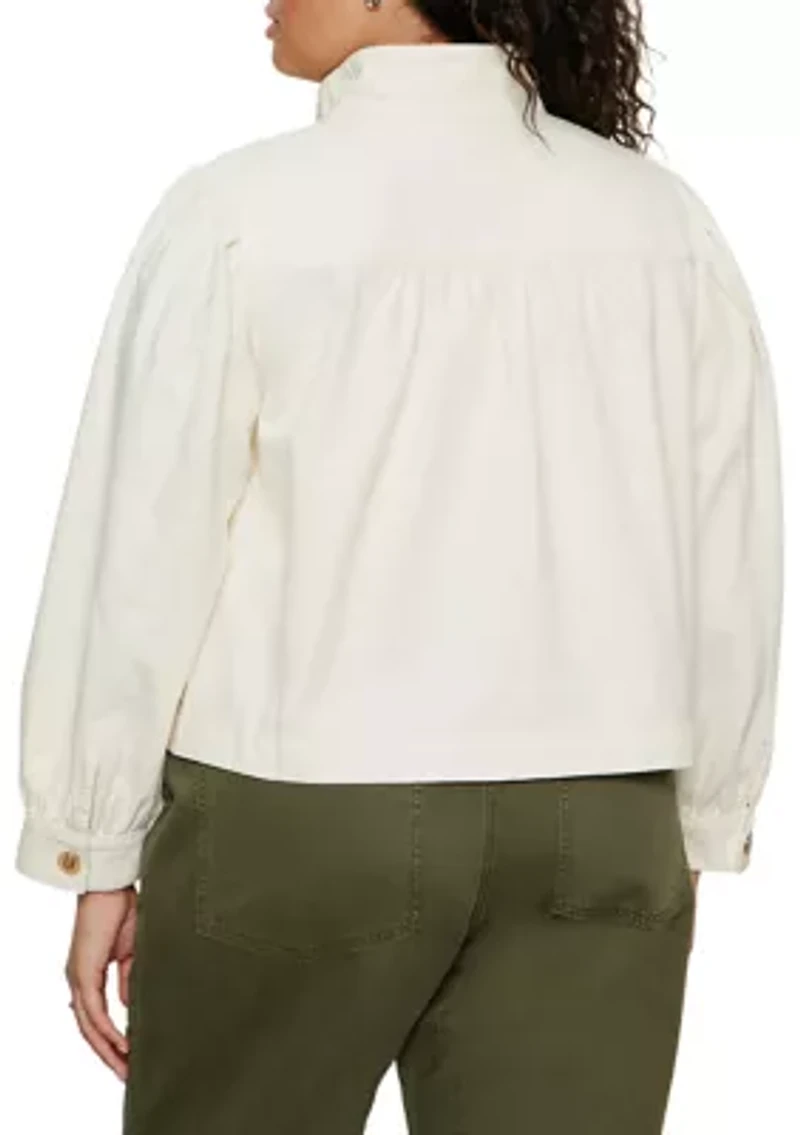 Plus Charlotte Twill Jacket