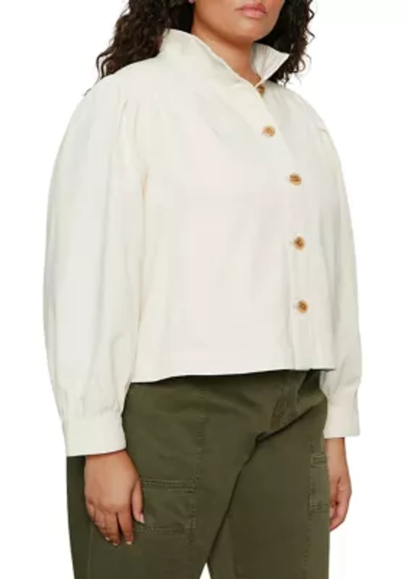 Plus Charlotte Twill Jacket