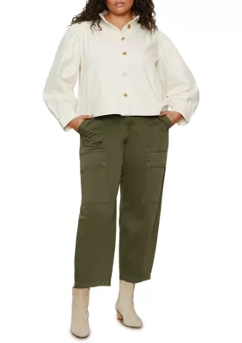 Plus Charlotte Twill Jacket