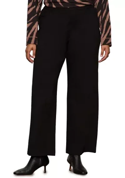 Plus Runway Ponte Trousers