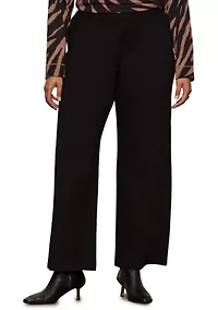 Plus Runway Ponte Trousers