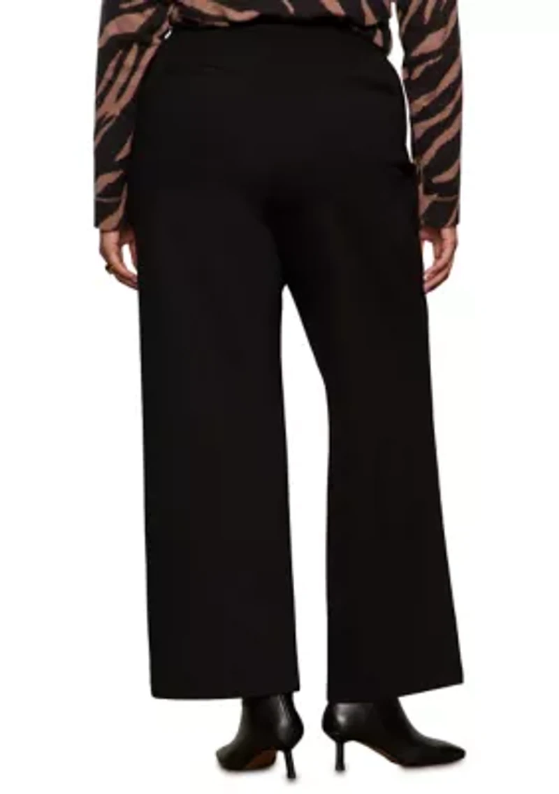 Plus Runway Ponte Trousers