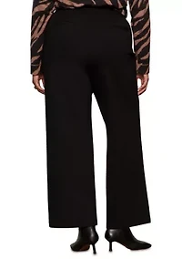 Plus Runway Ponte Trousers